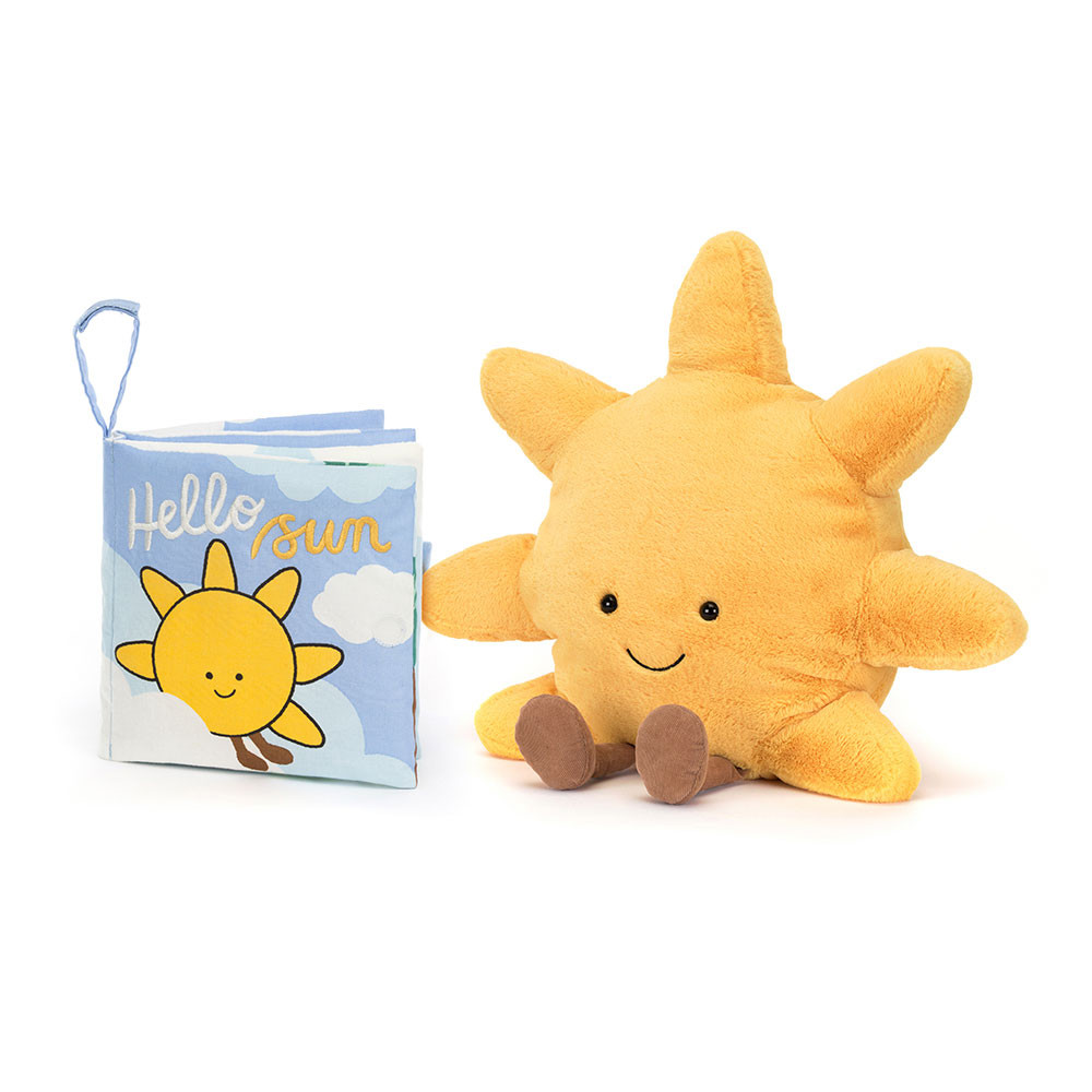 Hello Sun Fabric Book & Amuseables Sun Medium